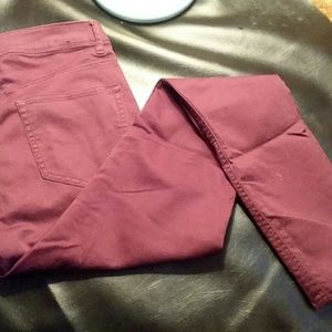 Maroon Skinny Jeans